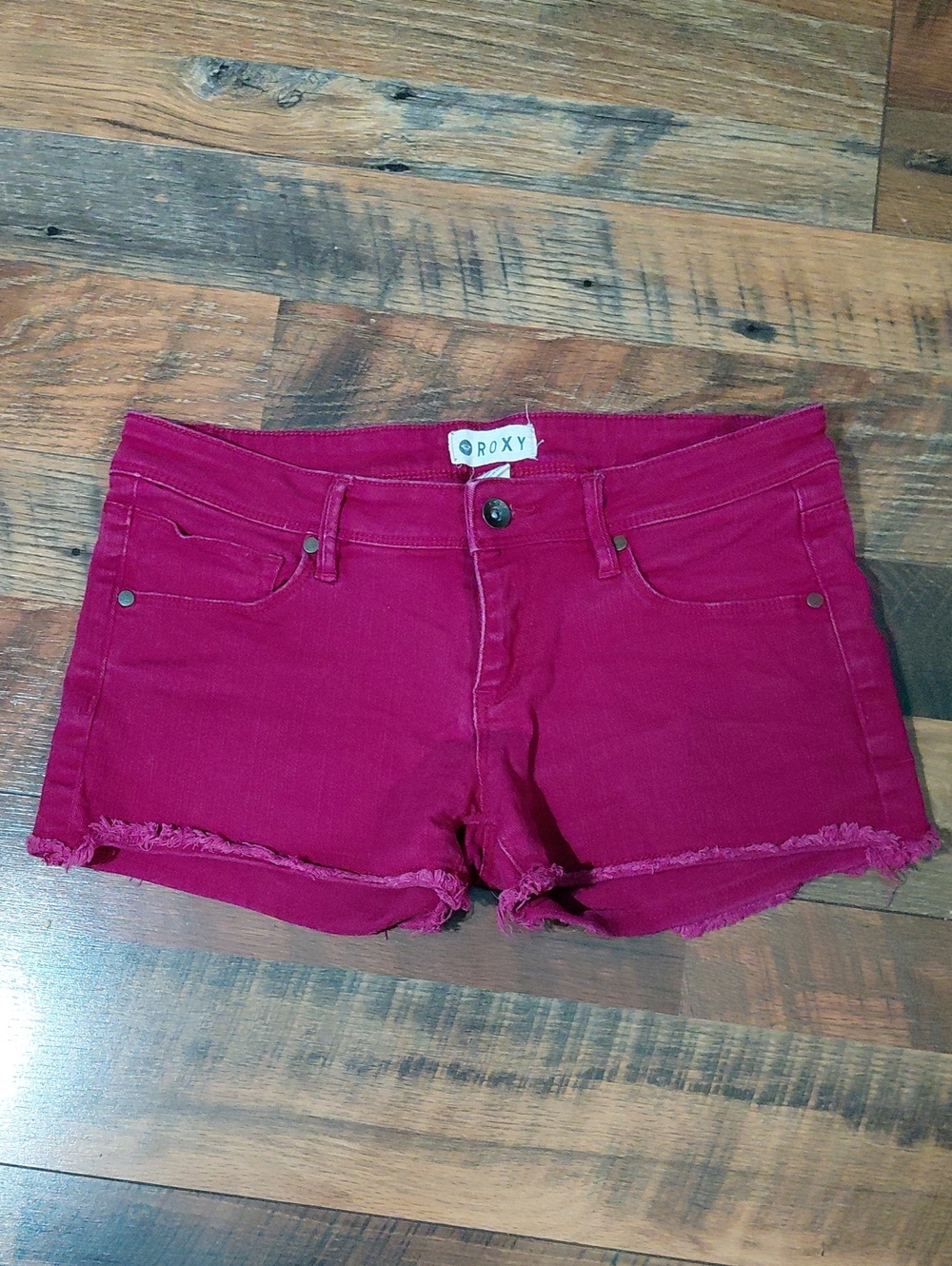 Roxy Women's Raspberry Denim Cutoff Shorts